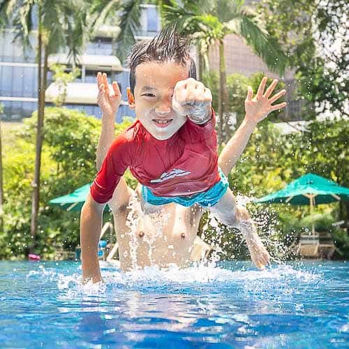 Underwater photography Singapore kids