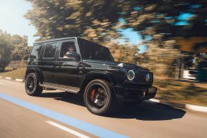 automotive Photography singapore - Mercedes G63 portrait rolling shot