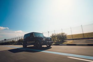 automotive Photography singapore - Mercedes G63 portrait rolling shot