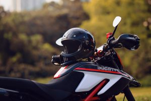 Ducati Hypermotard high contrast motorcycle photography