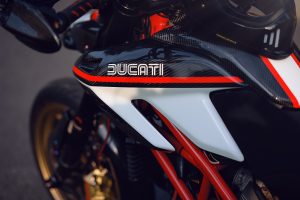 Ducati Hypermotard high contrast motorcycle photography