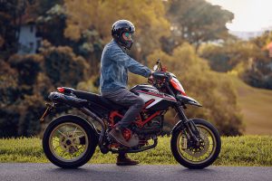Ducati Hypermotard motorcycle portrait automotive photography Singapore