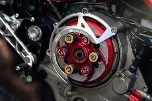 Ducati Monster S4RS dry clutch detail motorcycle photography