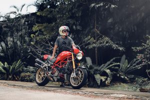 Ducati Monster S4RS trellis frame detail shot